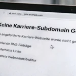 Keine Karriere-Subdomain Gefunden Meaning, Causes, Fixes and Website Impact
