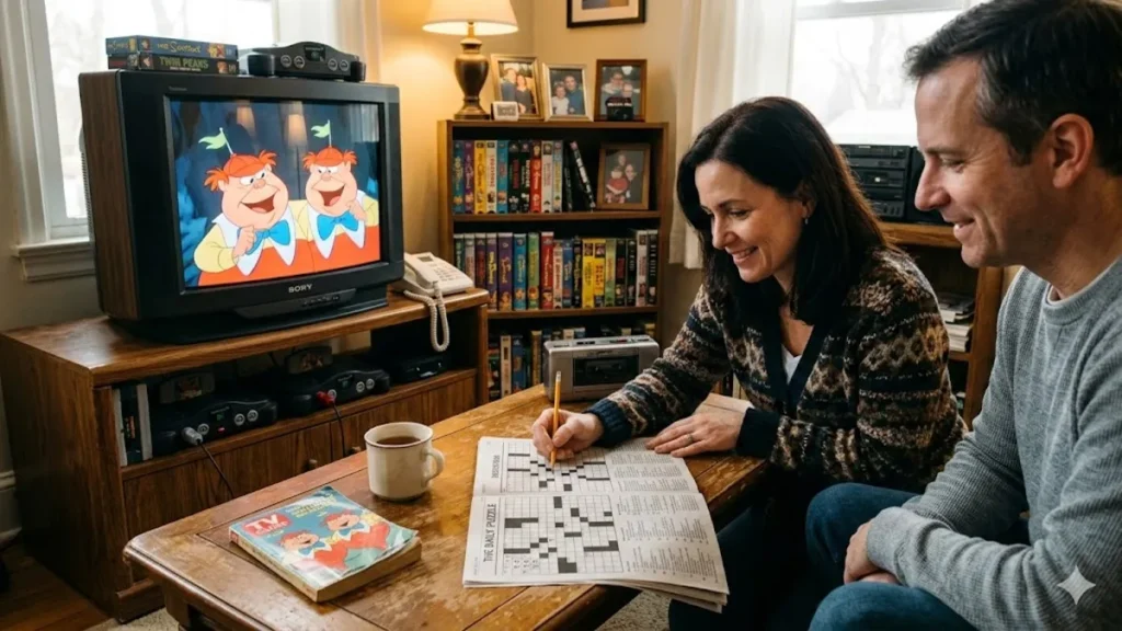 Phil or Lil of Rugrats Crossword