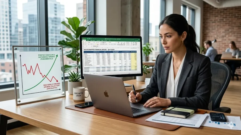 startup booted financial modeling