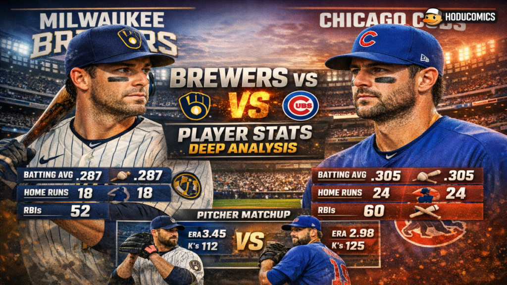 Milwaukee Brewers vs Chicago Cubs Match Player Stats