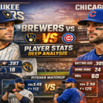 Milwaukee Brewers vs Chicago Cubs Match Player Stats Deep Analysis